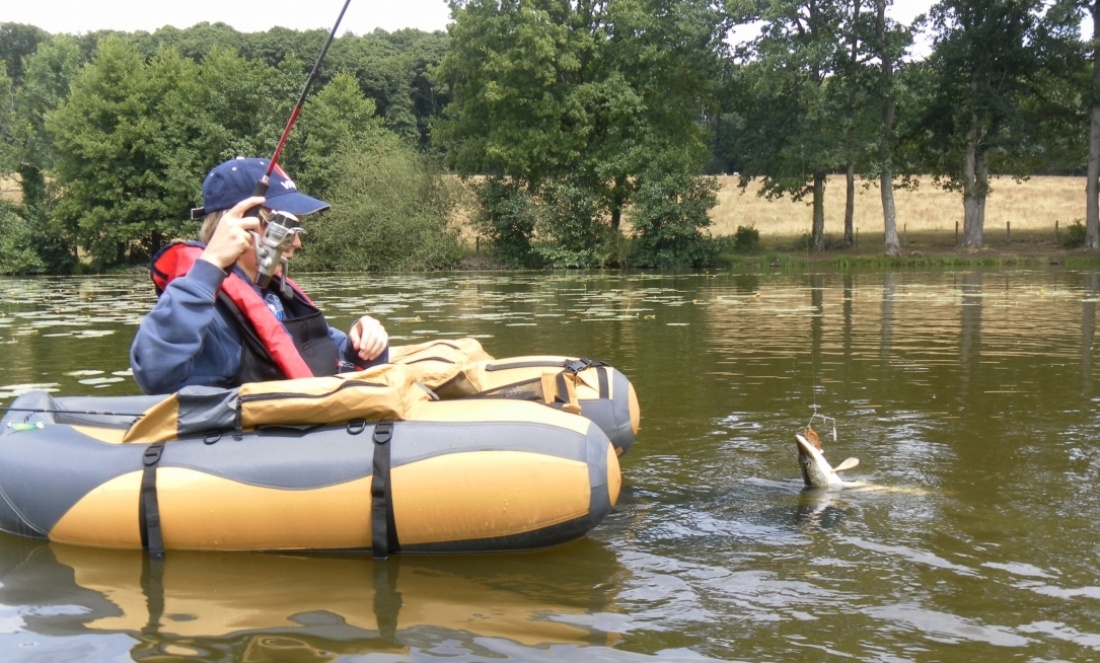 Pêche en float tube